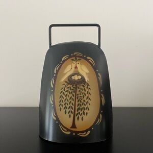 Vintage 1990’s Kennedy’s Country Collection Decorative Black Metal Cow Bell